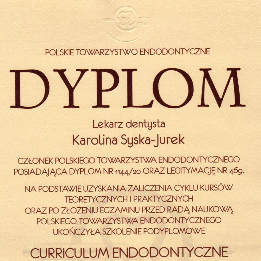 Endodoncja Karolina Syska-Jurek